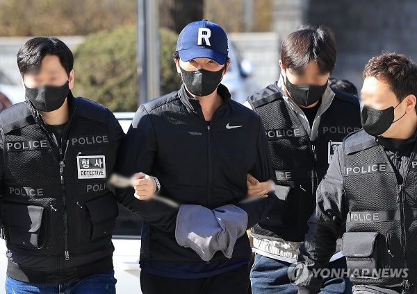 마약투약 혐의 오재원, 영장실질심사 출석 (사진 출처: 연합뉴스)