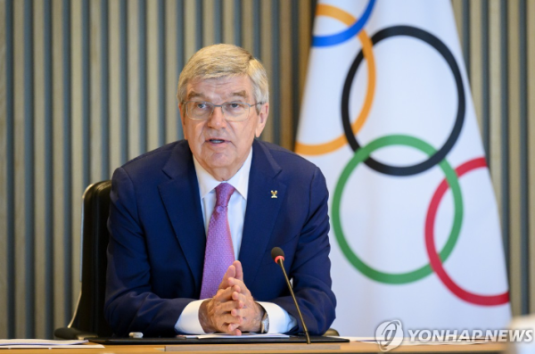 토마스 바흐 IOC 위원장 (사진 출처: 연합뉴스)