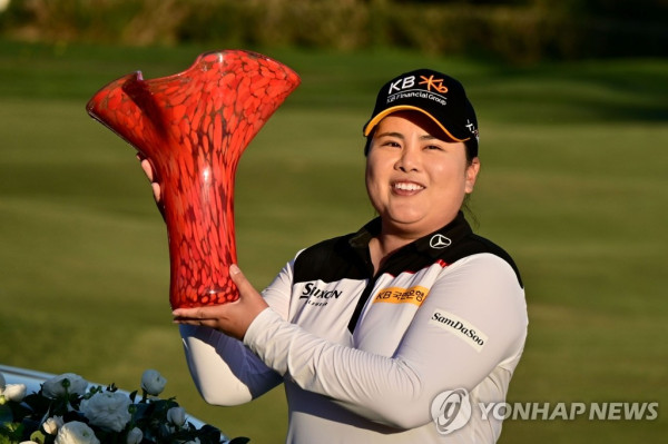 LPGA 투어 KIA 클래식 우승한 박인비 (칼즈배드 AFP/게티이미지=연합뉴스) 