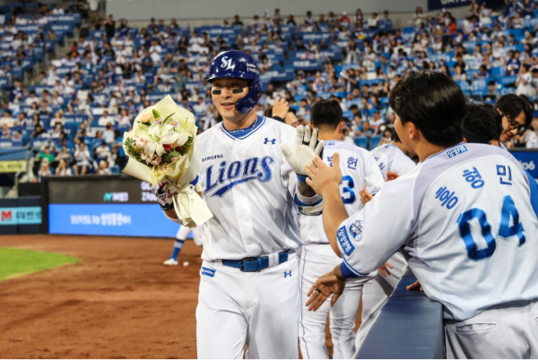 박병호, KBO리그 역대 3번째 400홈런 (사진 출처: 삼성 라이온즈 제공 / 연합뉴스)