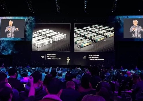 AI 반도체 선두 주자인 엔비디아가 어제(18일) 캘리포니아주 새너제이에서 '개발자 콘퍼런스 2024'를 열고 차세대 AI 칩을 공개했다.