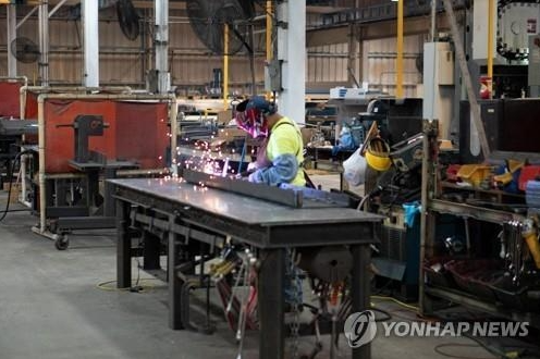 미국의 한 제조업 생산 현장 (사진 출처: 연합뉴스)