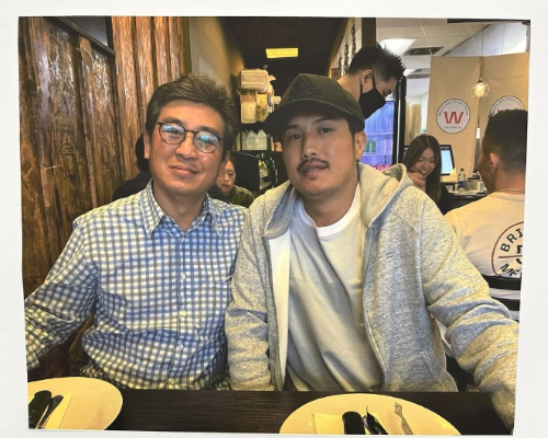 LA에서 경찰 총격으로 숨진 한인 양용씨(오른쪽)와 아버지 양민씨(왼쪽) (사진 출처: 연합뉴스)