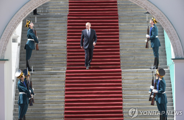 2018년 푸틴 대통령 취임식 (사진 출처: 연합뉴스)