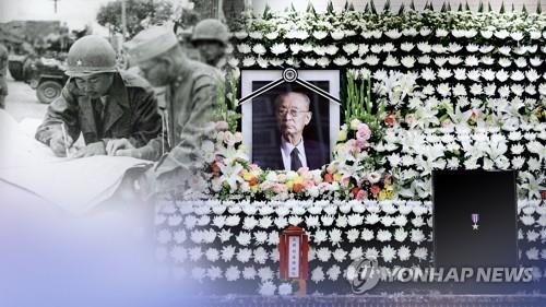 한국군 최초 대장 백선엽 장군 별세(CG) [연합뉴스TV 제공]