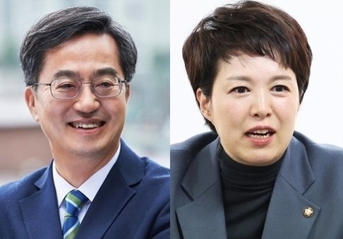 김동연 후보(왼쪽)·김은혜 후보 (사진 출처: 연합뉴스)