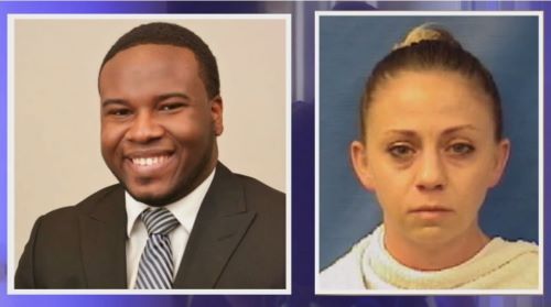 Botham Jean (left) and Amber Guyger (right)