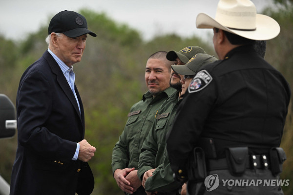 브라운스빌 국경 지대 방문한 조 바이든 대통령