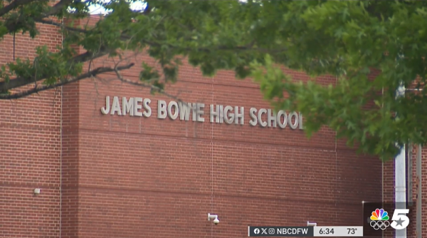 24일 총격 사건이 일어난 알링턴 보위 고등학교(Bowie High School) (사진 출처: NBCDFW NEWS 캡처)