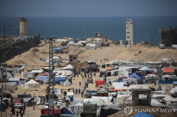가자지구 최남단 라파의 피란민 텐트촌 (사진 출처: 연합뉴스)