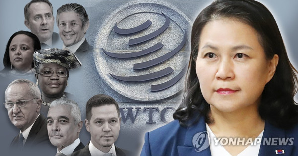 세계무역기구(WTO) 사무총장 후보자 8인 (PG) [김민아 제작] 사진합성