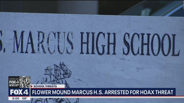 플라워 마운드의 마커스 고등학교에 협박을 한 혐의로 10대 소년이 체포됐다. (사진 출처: FOX4)