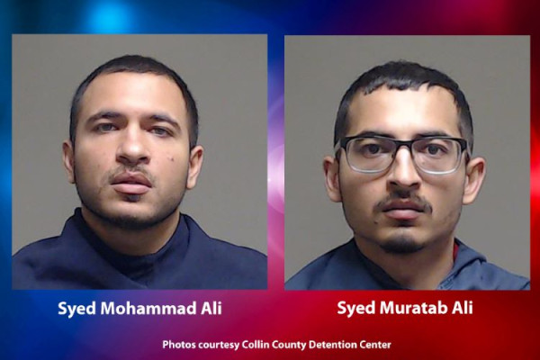 인신매매 혐의로 체포된 사이예드 모하마드 알리와 사이예드 무라탑 알리 (사진 출처: Wylie News)