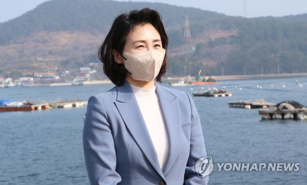 경남 방문 소회 밝히는 김혜경 (사진 출처: 연합뉴스)