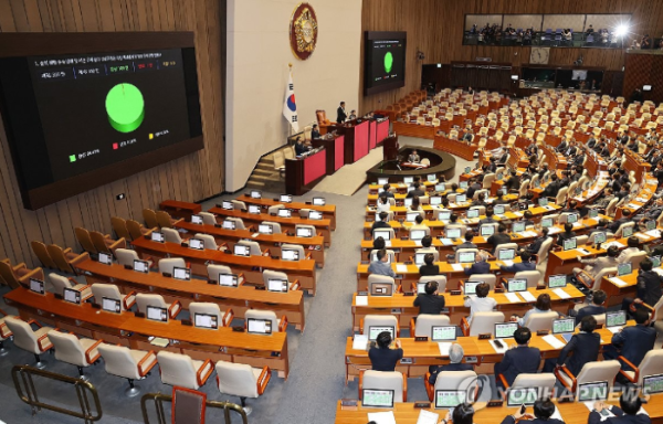 해병대원 특검법, 야 주도로 또 본회의 통과…여 강력 반발 (사진 출처: 연합뉴스)