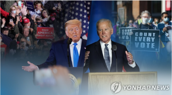 트럼프(좌)와 바이든 (CG) (사진 출처: 연합뉴스)