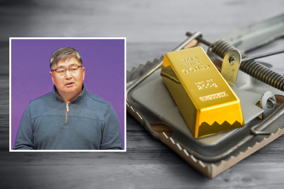 지난 2023년 모 교회 감사 간증의 밤에서 간증하는 강세영 씨