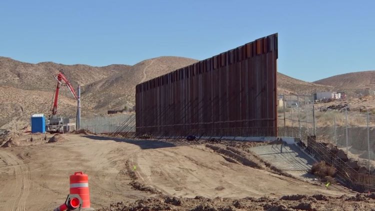 조 바이든 행정부가 국경장벽 건설 계약을 취소했다. (사진 출처: NBC5)