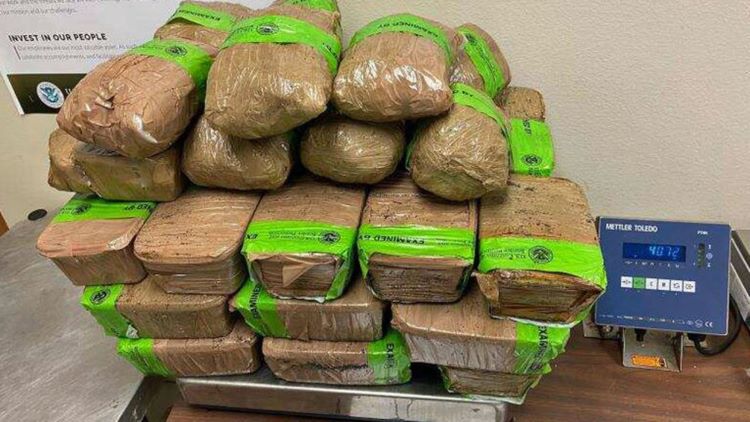 텍사스 국경 지역에서 150만달러 상당의 불법 마약물이 압수됐다. (사진 출처: KWTX)
