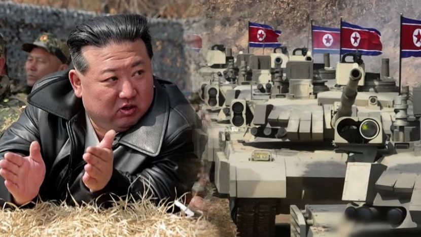 올해 전반기 한미 연합연습이 종료된 14일 북한이 김정은 국무위원장이 신형 탱크를 직접 모는 사진을 보도했다.